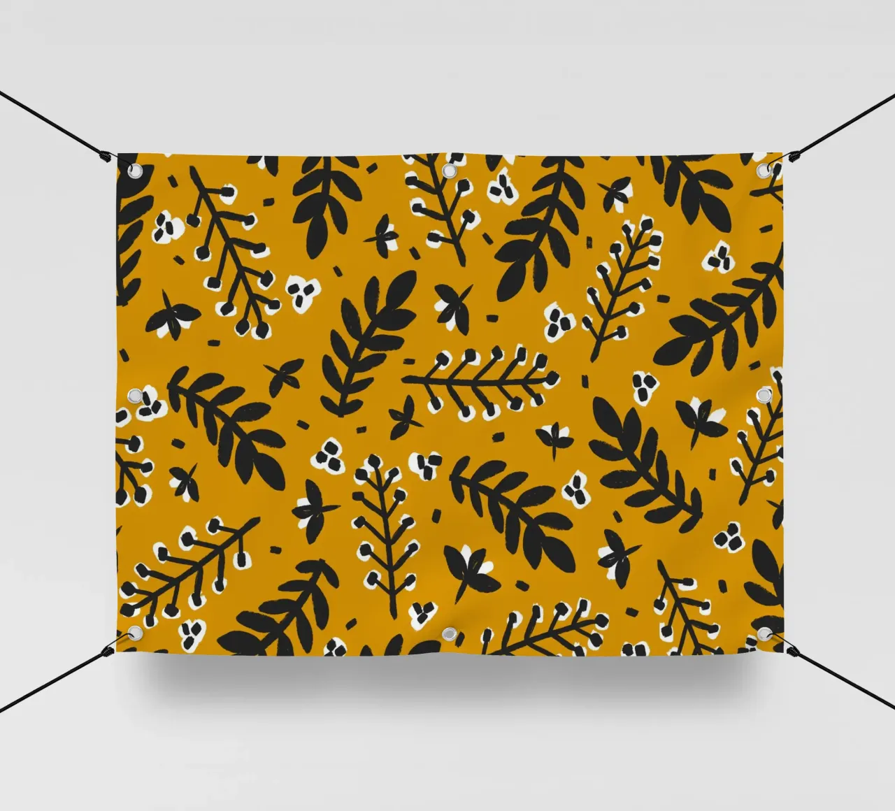 Yellow Pattern telo in pvc da treechild