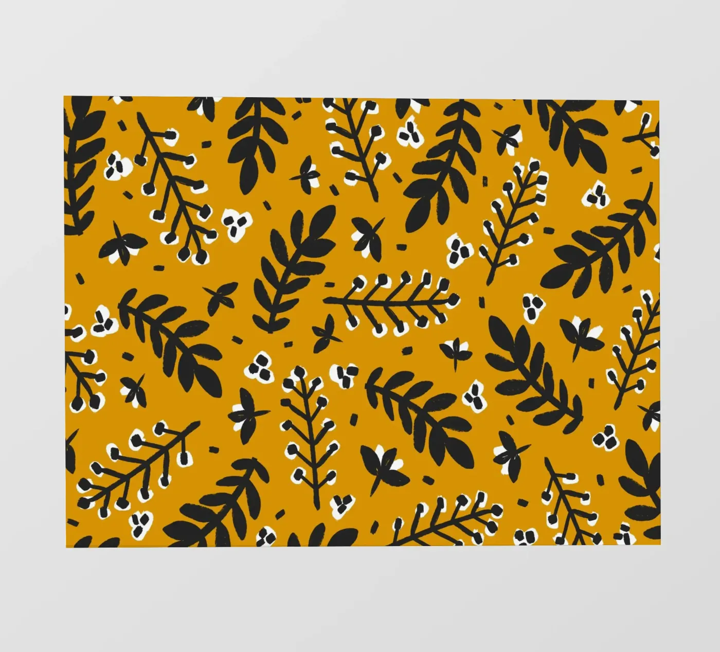 Yellow Pattern telo in pvc da treechild