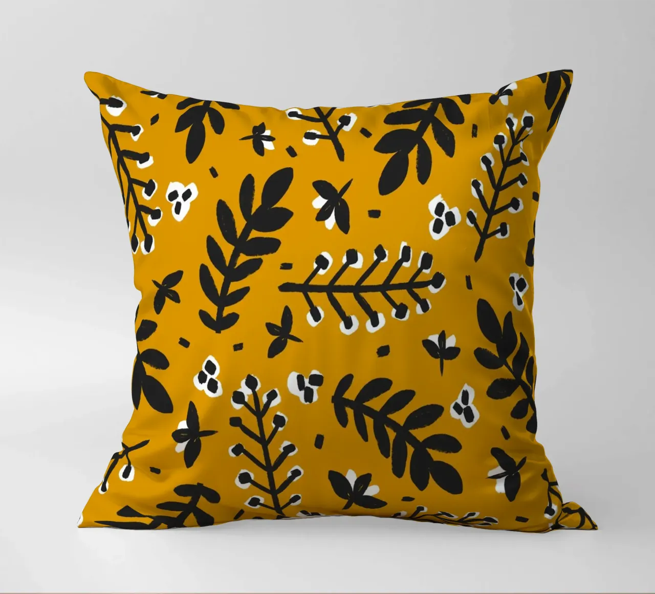 Yellow Pattern cuscino da treechild
