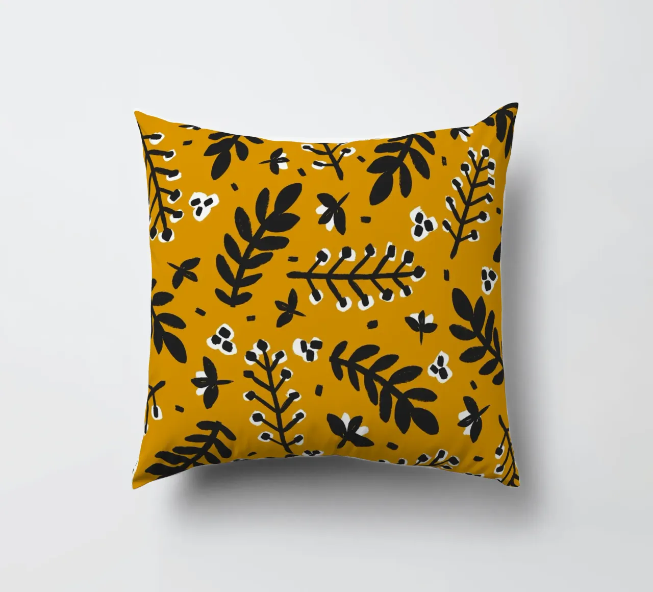 Yellow Pattern cuscino da treechild