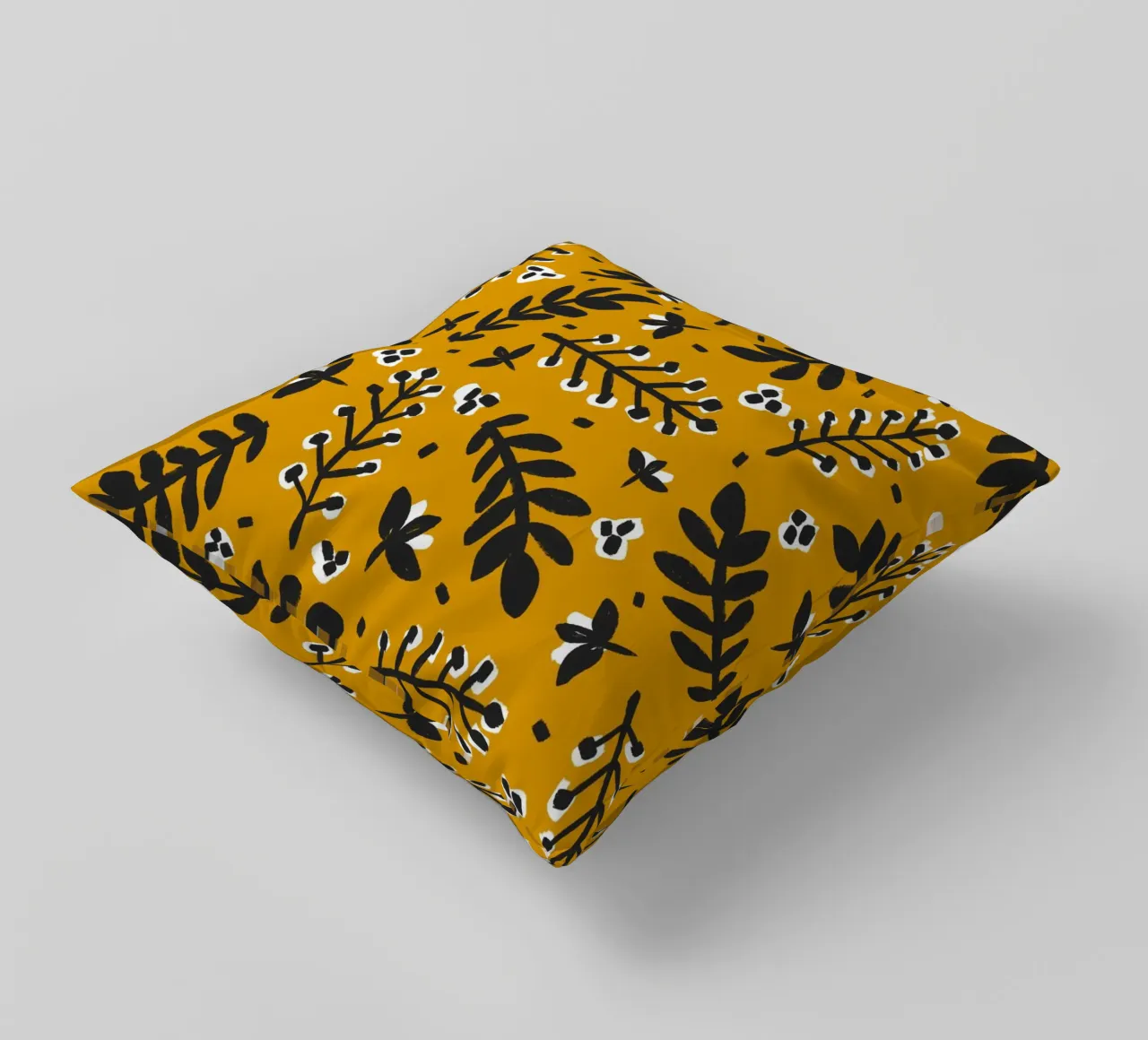 Yellow Pattern cuscino da treechild