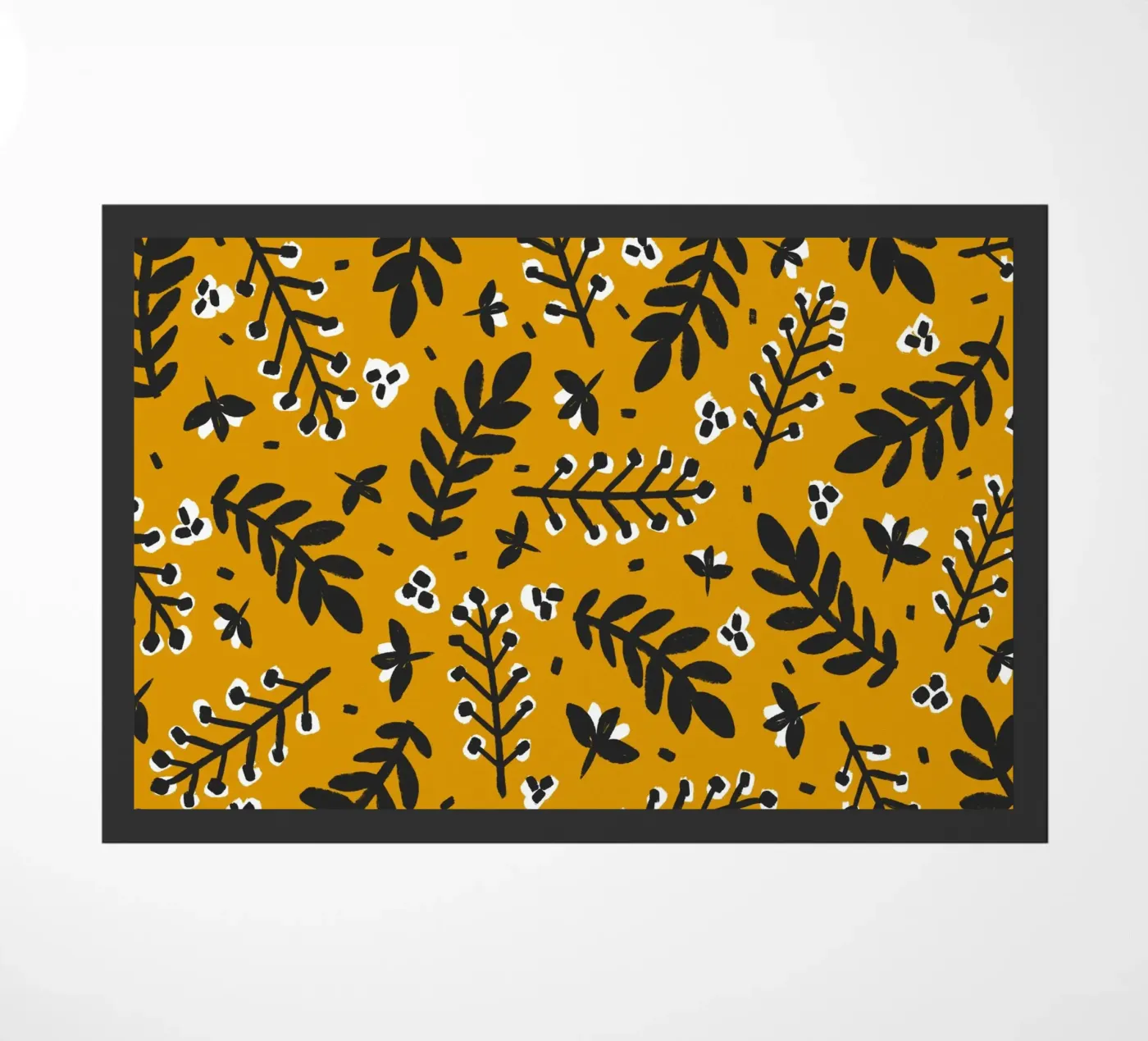 Yellow Pattern doormat by treechild