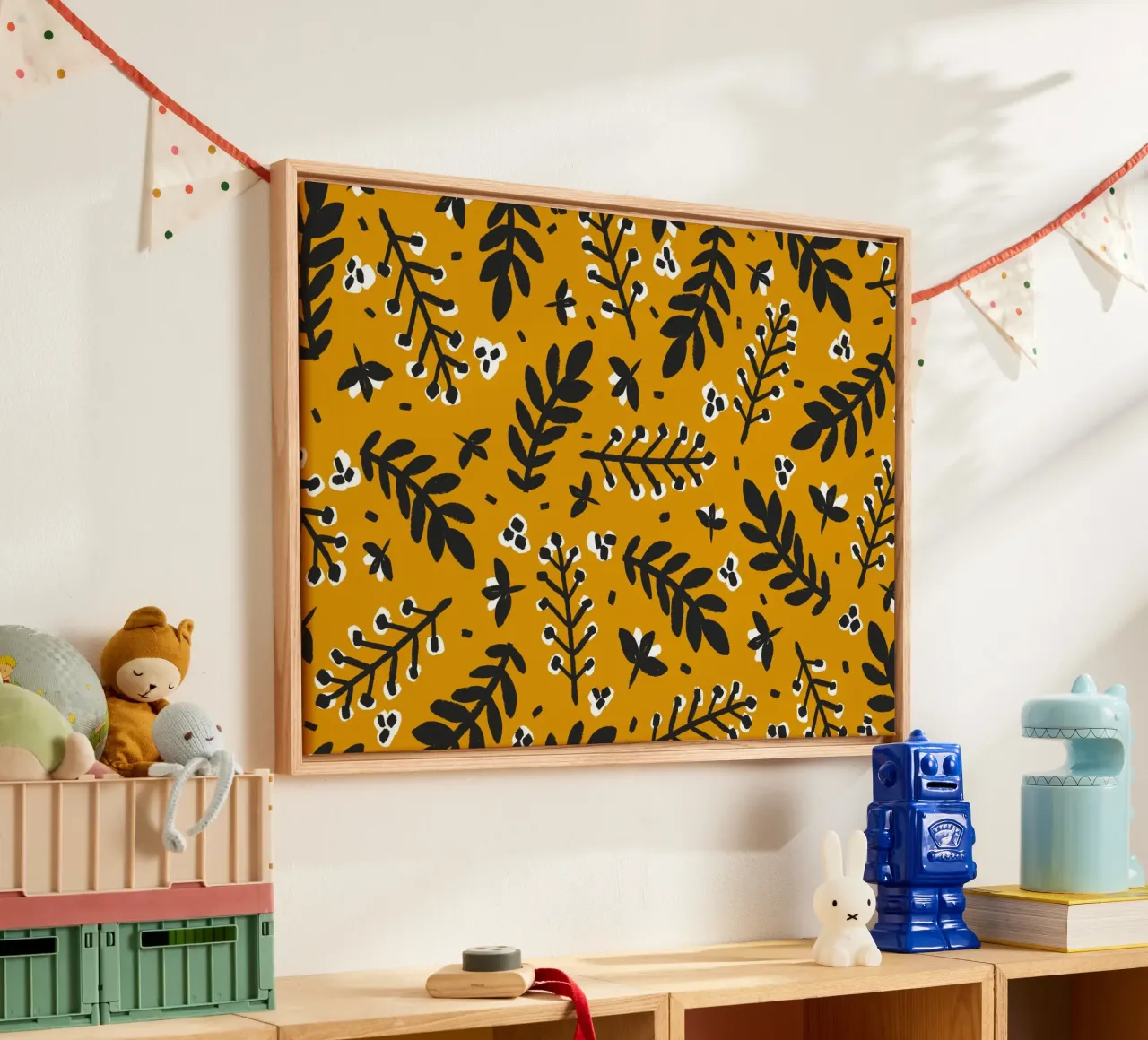 Yellow Pattern plexiglass da treechild