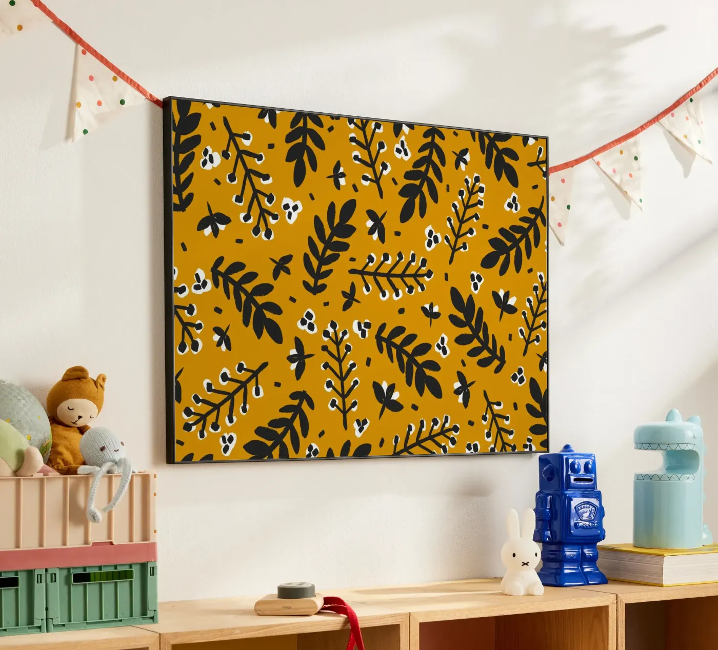 Yellow Pattern forex-plaat van treechild