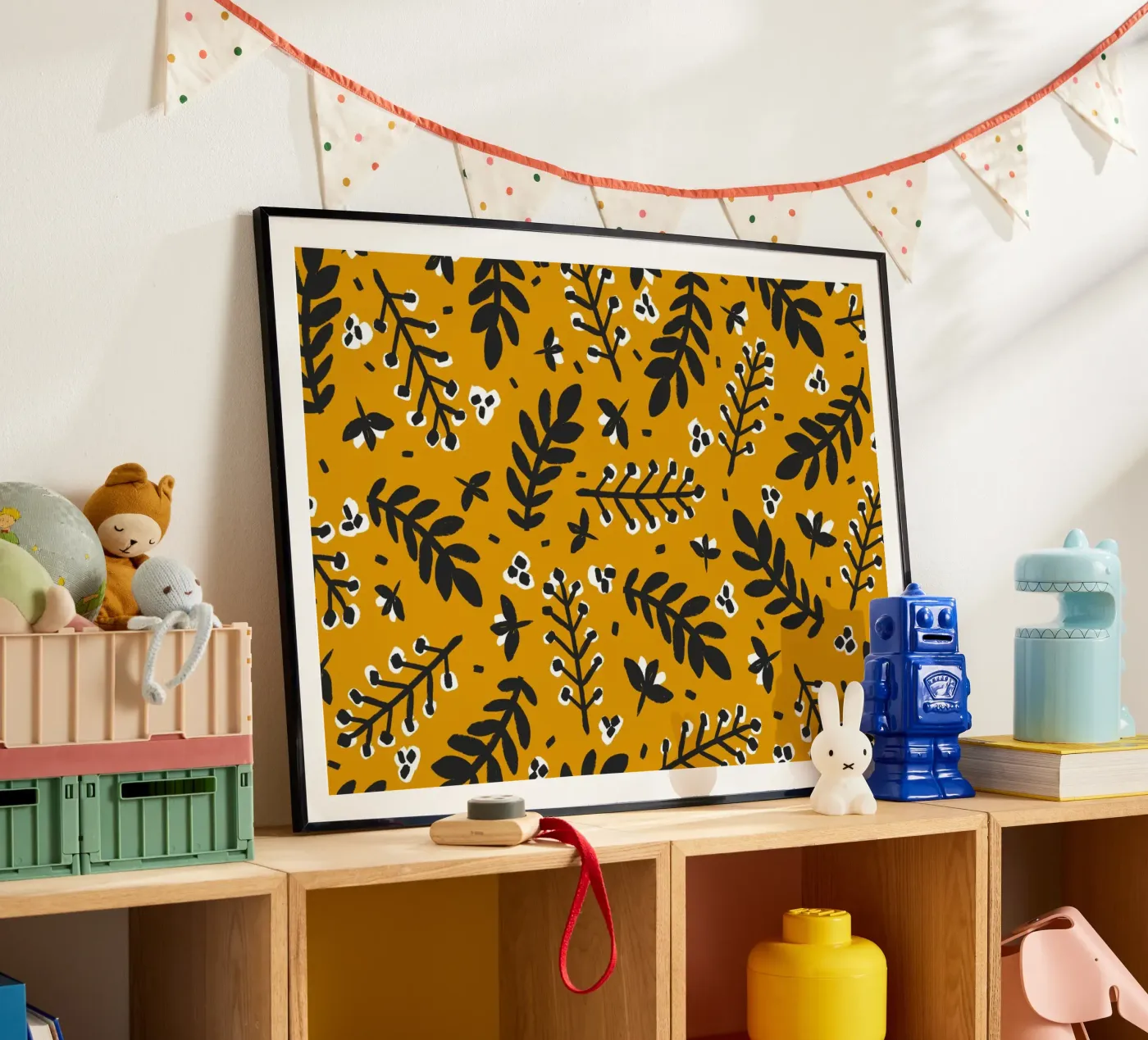 Yellow Pattern Poster von treechild