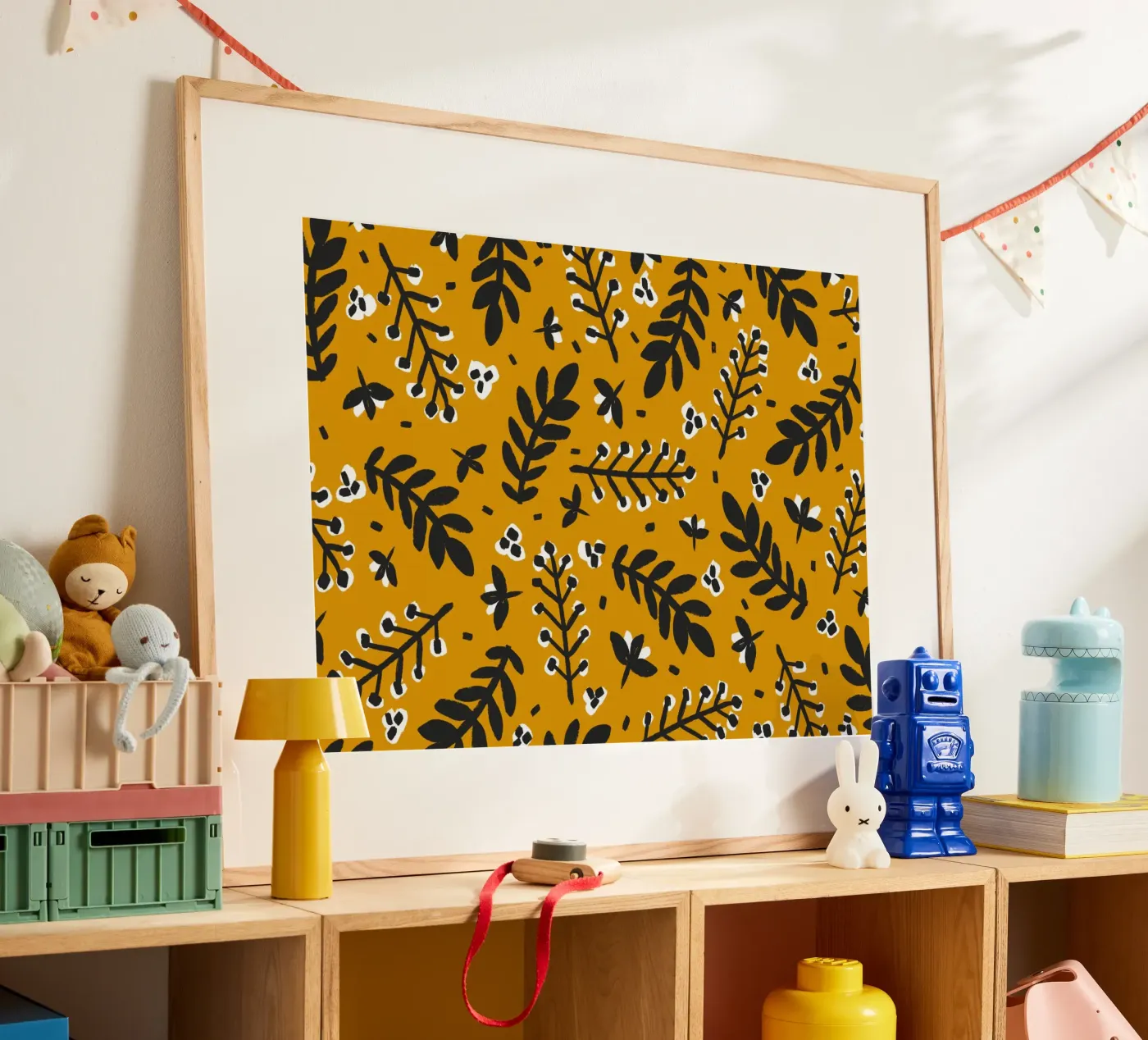 Yellow Pattern Poster von treechild