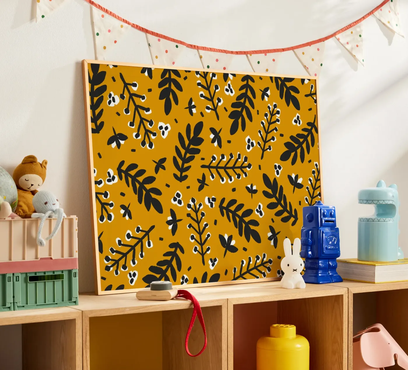 Yellow Pattern Poster von treechild