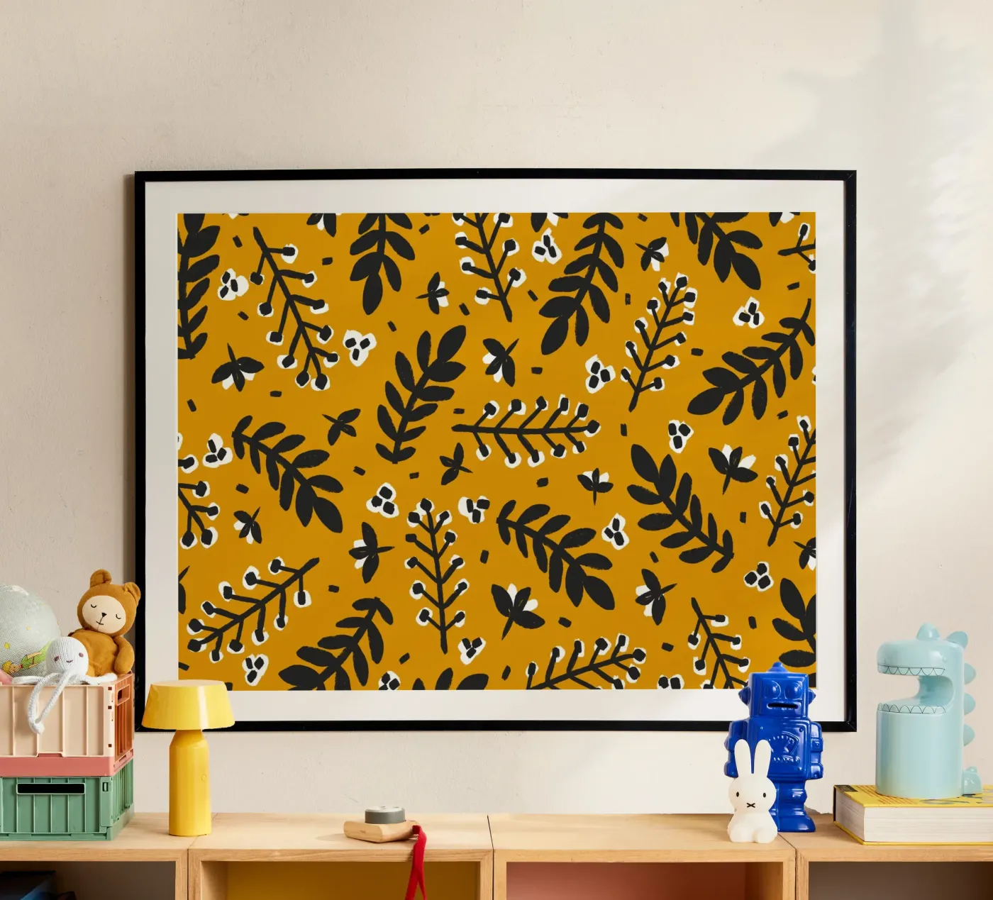 Yellow Pattern Poster von treechild