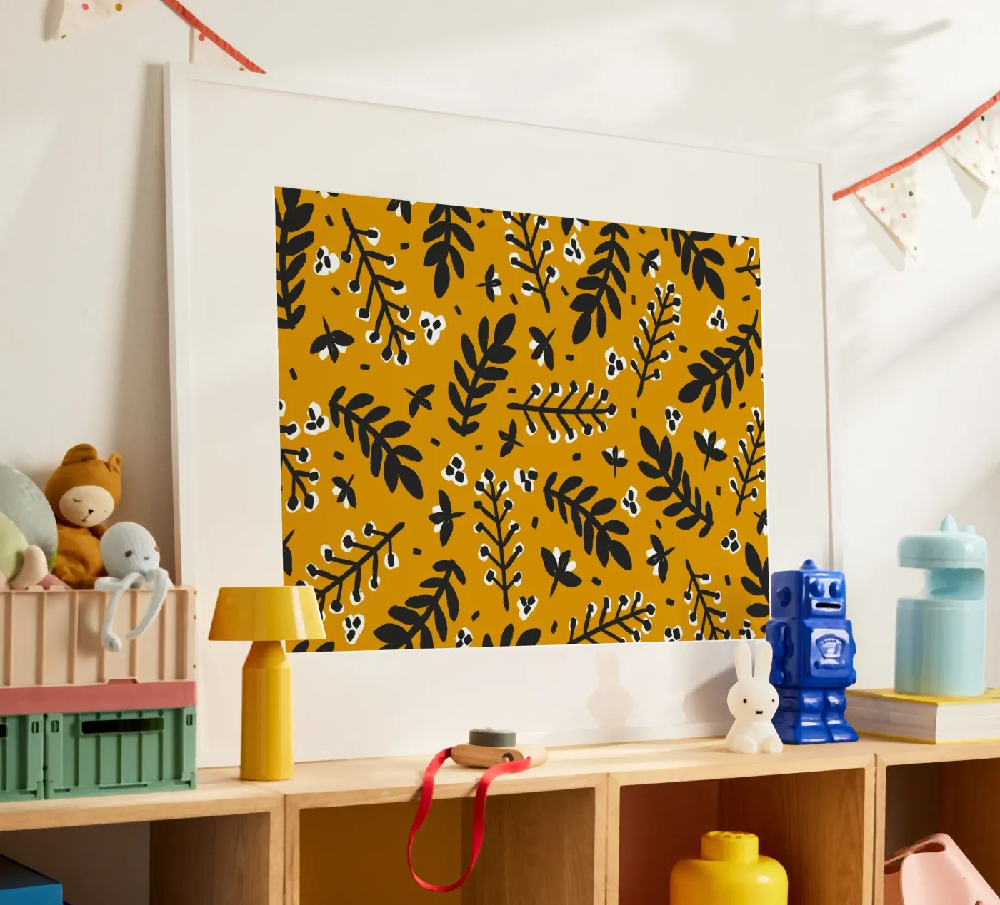 Yellow Pattern Poster von treechild