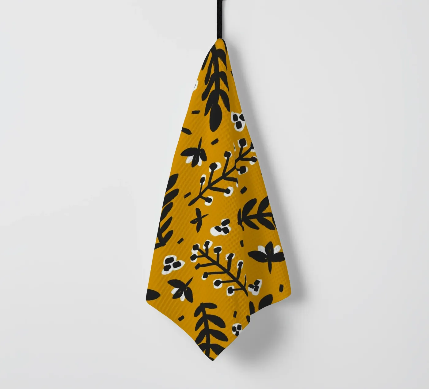 Yellow Pattern theedoek van treechild