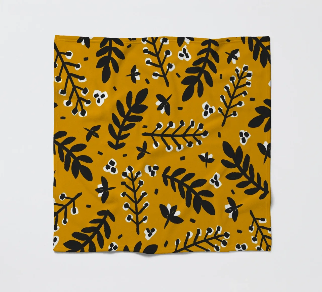 Yellow Pattern coperta in pile da treechild