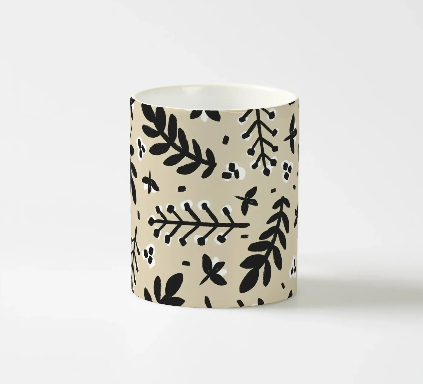 Pastel Pattern ceramic mug by treechild