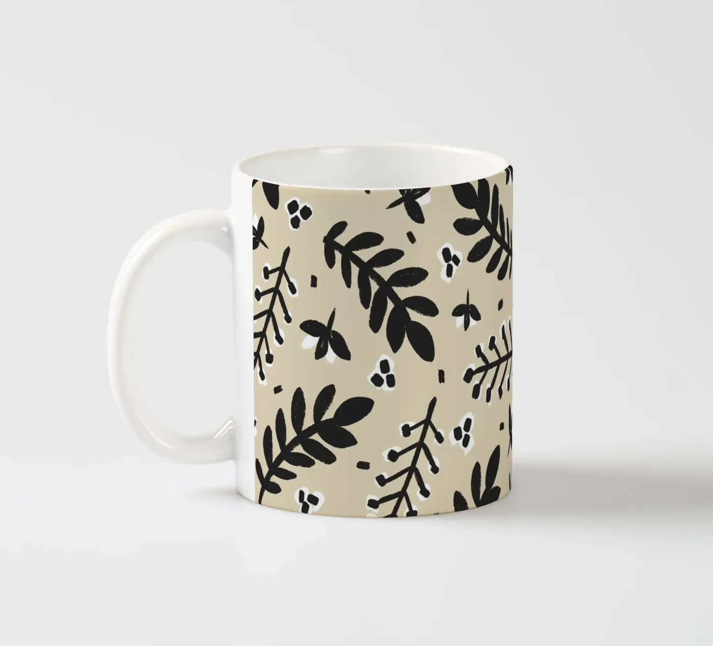 Pastel Pattern ceramic mug by treechild
