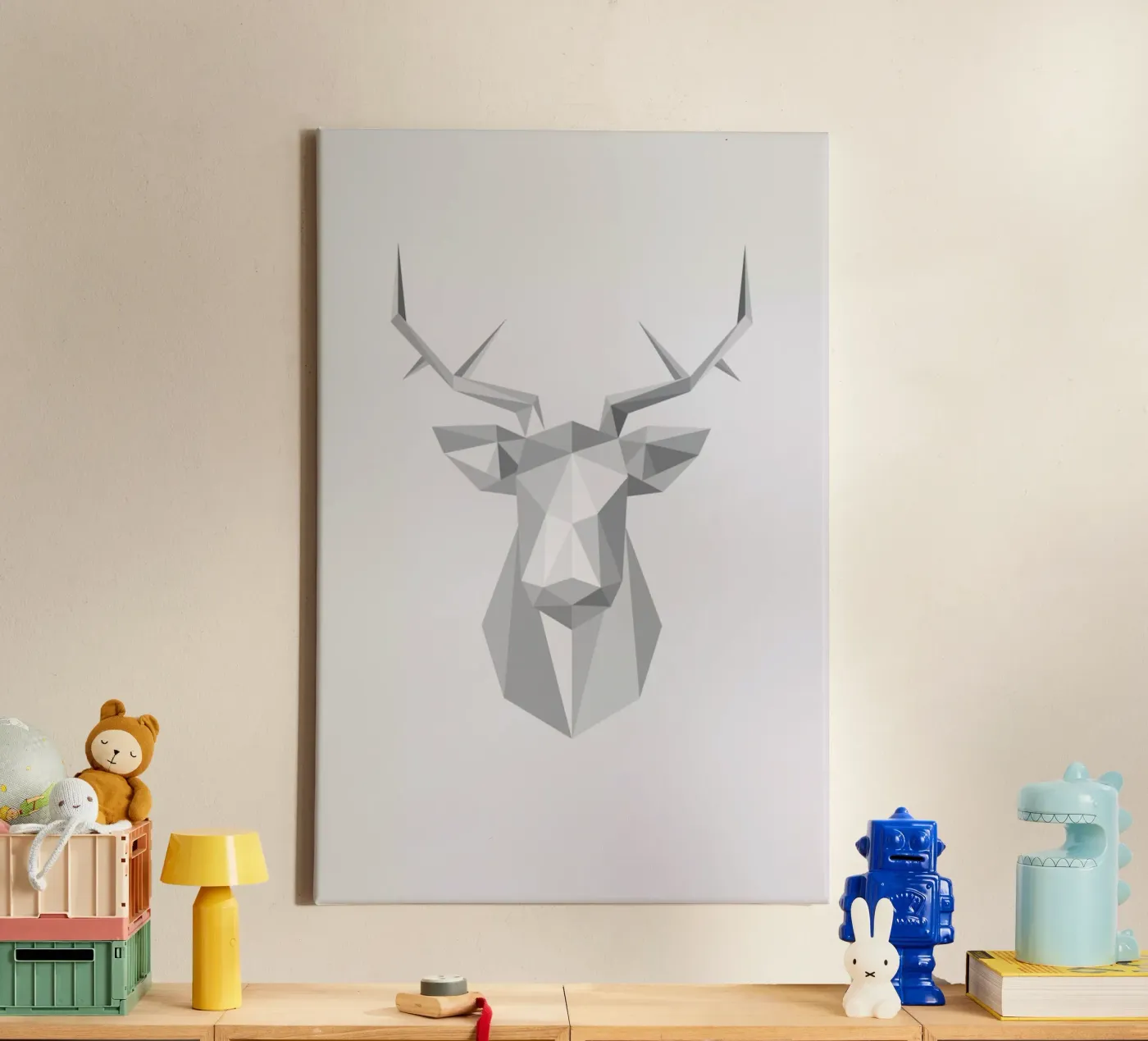 Stag canvas van Emerybloom