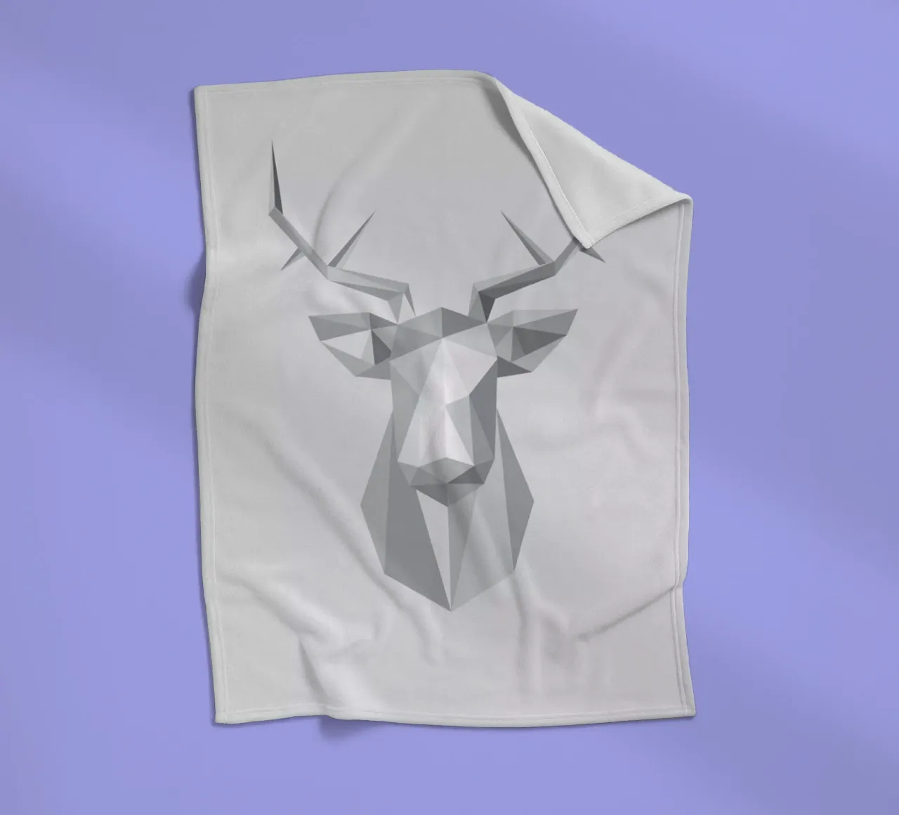 Stag fleecedeken van Emerybloom