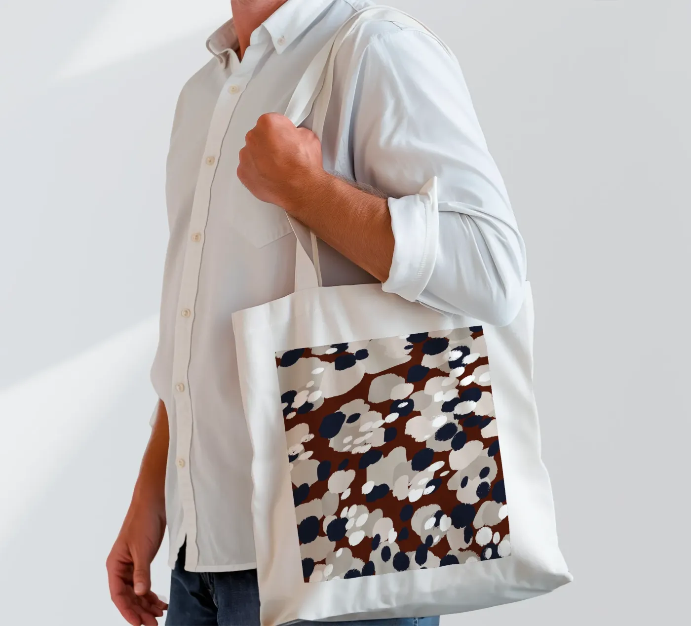 Organic Pattern tote bag by treechild
