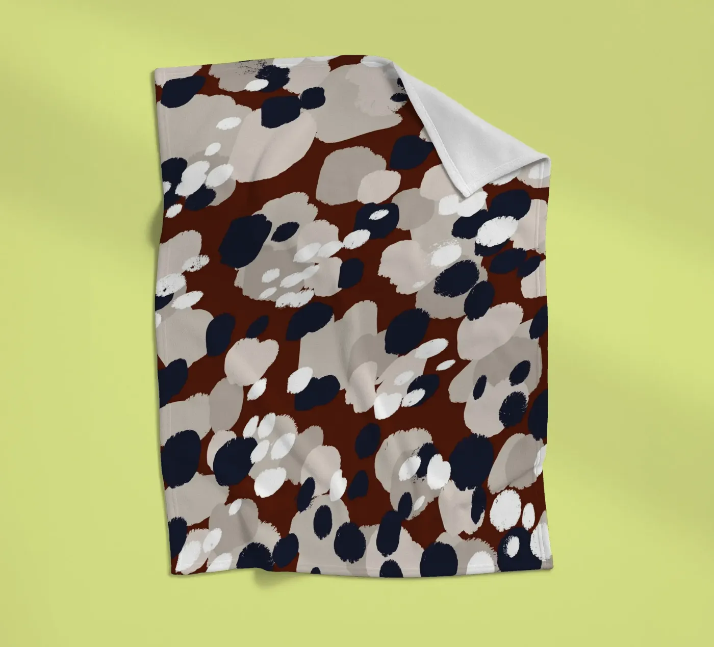 Organic Pattern fleece blanket by treechild