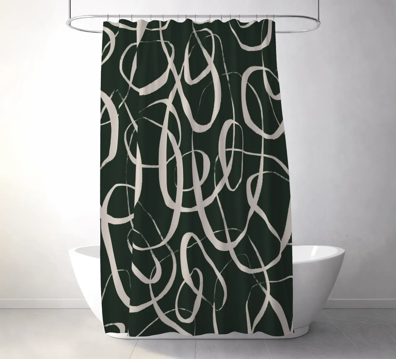 Circle Pattern tenda da doccia da treechild
