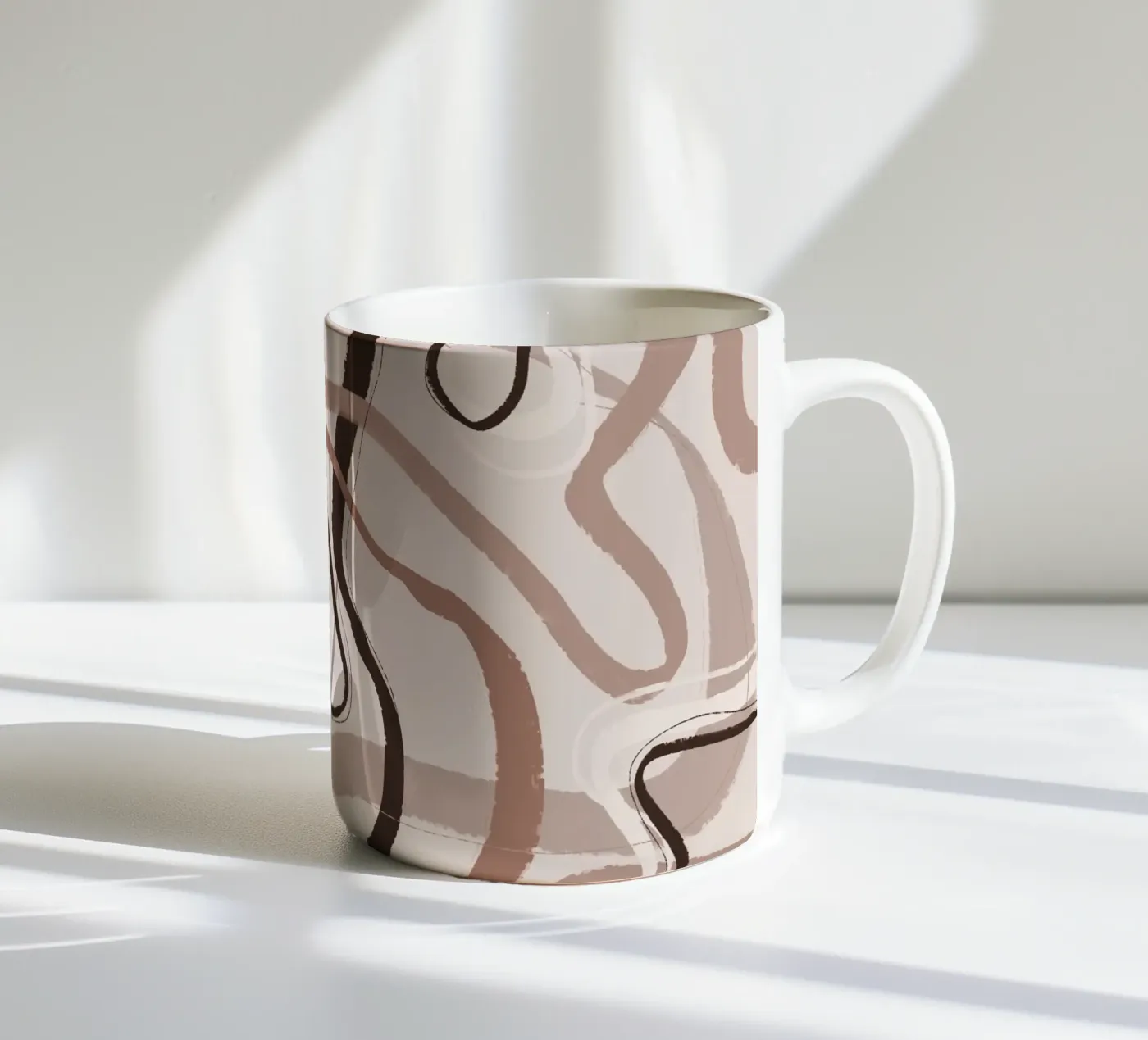 Pastel Pattern Keramik Tasse von treechild