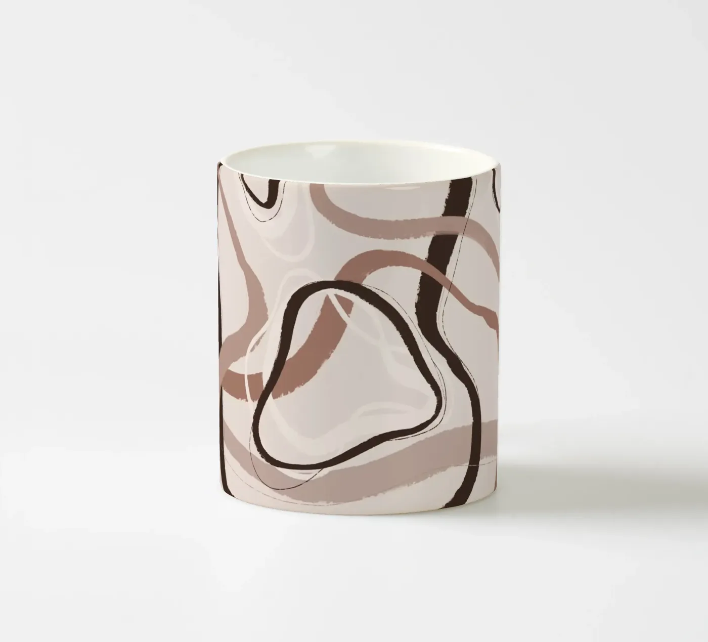 Pastel Pattern Keramik Tasse von treechild