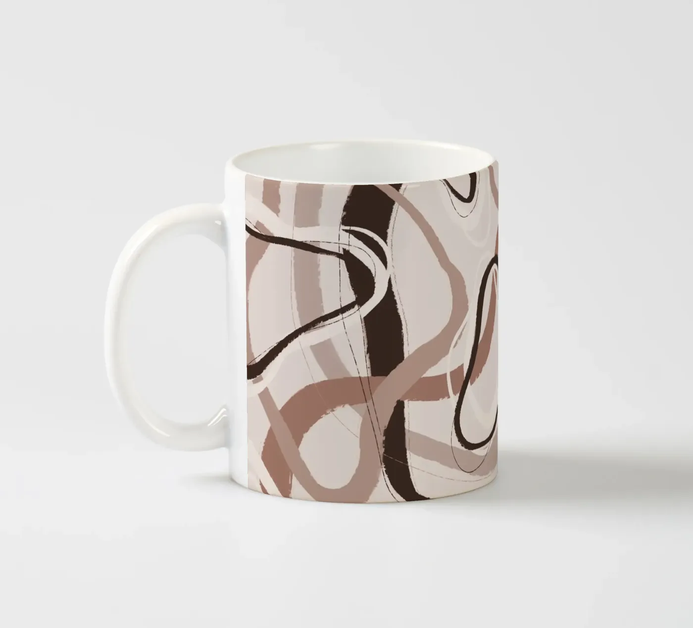 Pastel Pattern Keramik Tasse von treechild