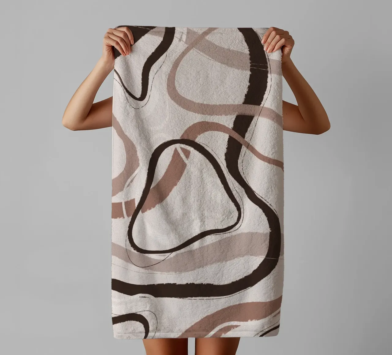 Pastel Pattern badhanddoek van treechild