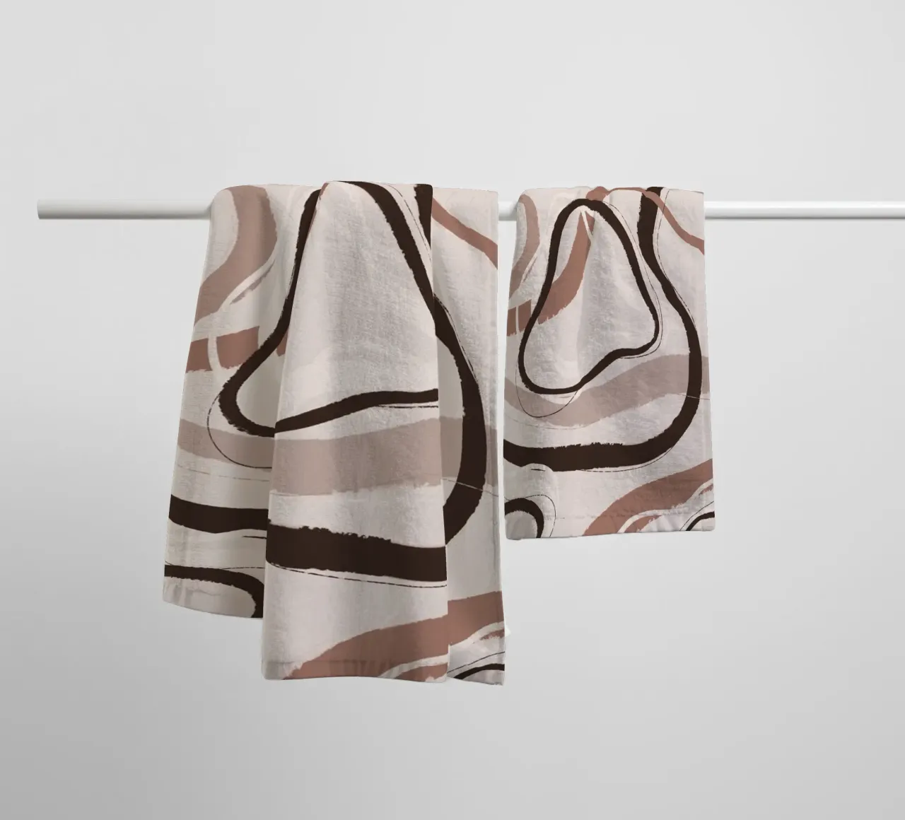 Pastel Pattern badhanddoek van treechild