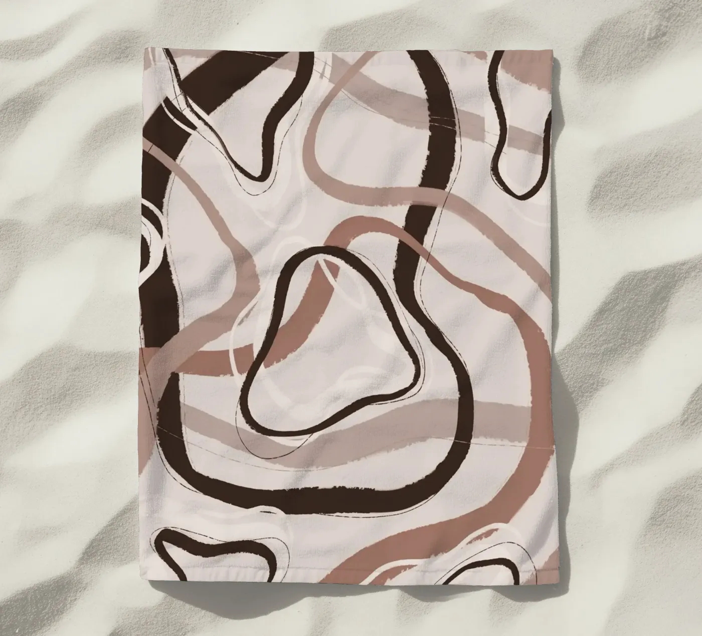 Pastel Pattern serviette de plage de treechild