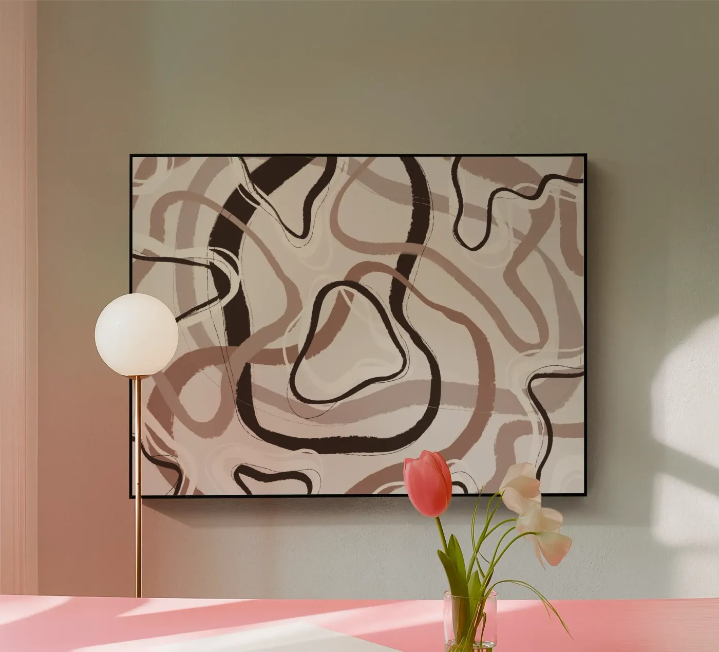 Pastel Pattern acryl van treechild