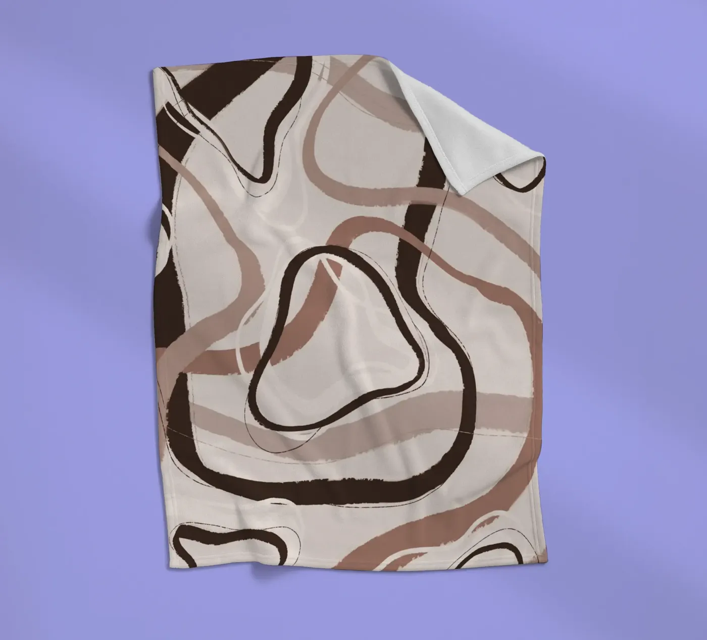 Pastel Pattern Fleecedecke von treechild