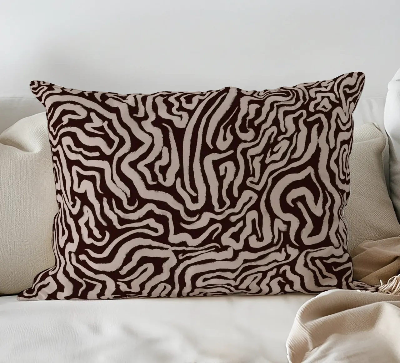 Pastel Pattern No 6 cuscino da treechild