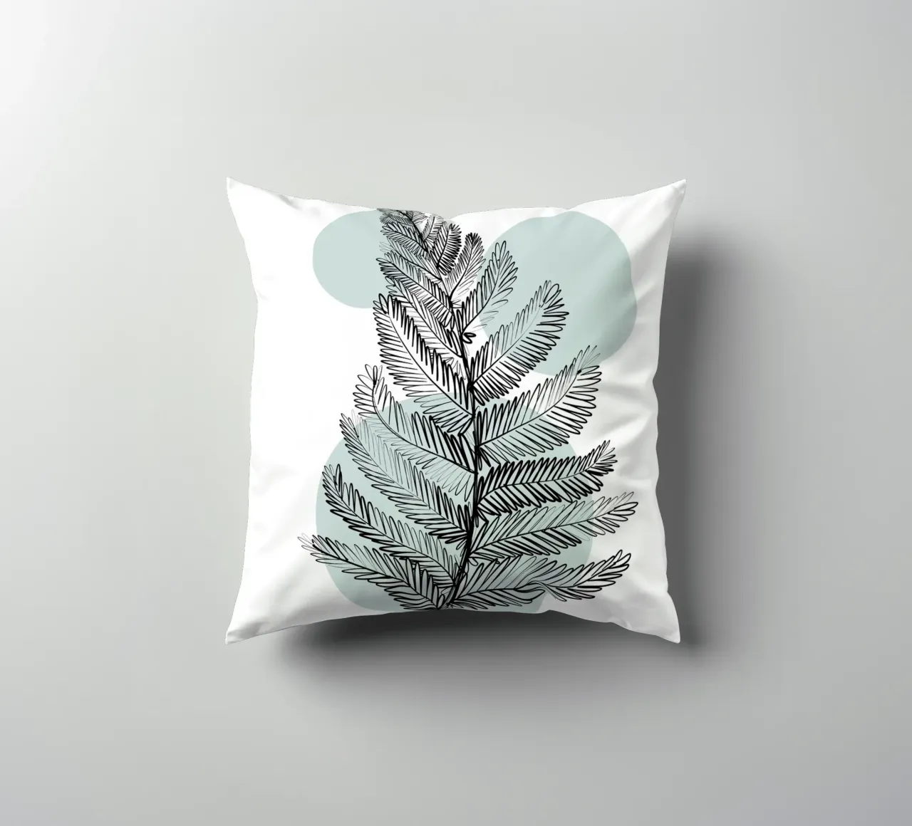 Alina Buffiere - Botaniche delicate - Farn cuscino da The Artcircle