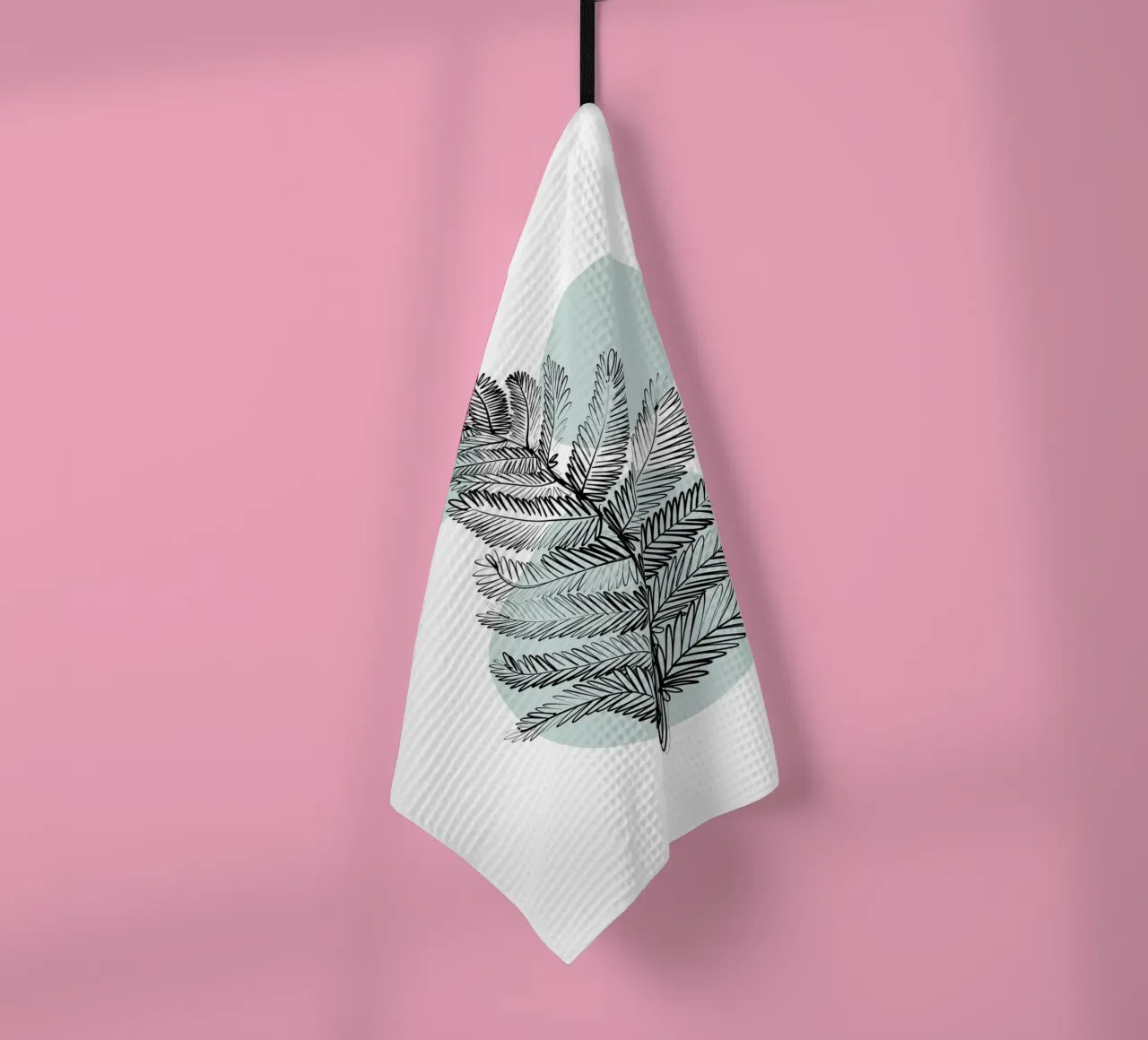 Alina Buffiere - Botaniche delicate - Farn canovaccio da cucina da The Artcircle