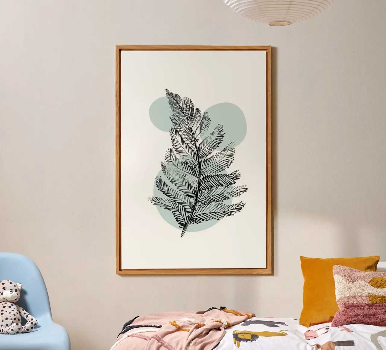 Alina Buffiere - Botaniche delicate - Farn alluminio dibond da The Artcircle