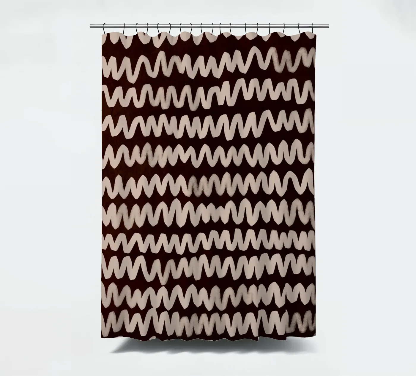 Wave Pattern No1 Duschvorhang von treechild