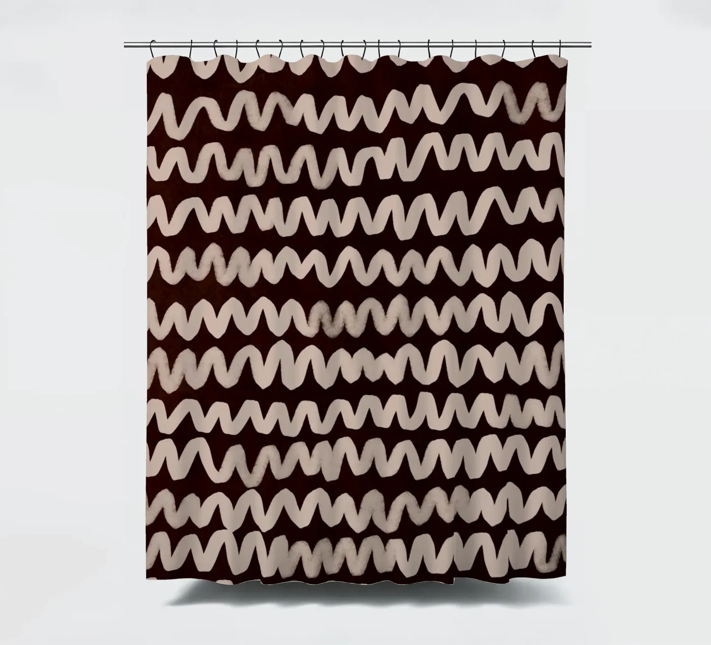 Wave Pattern No1 Duschvorhang von treechild