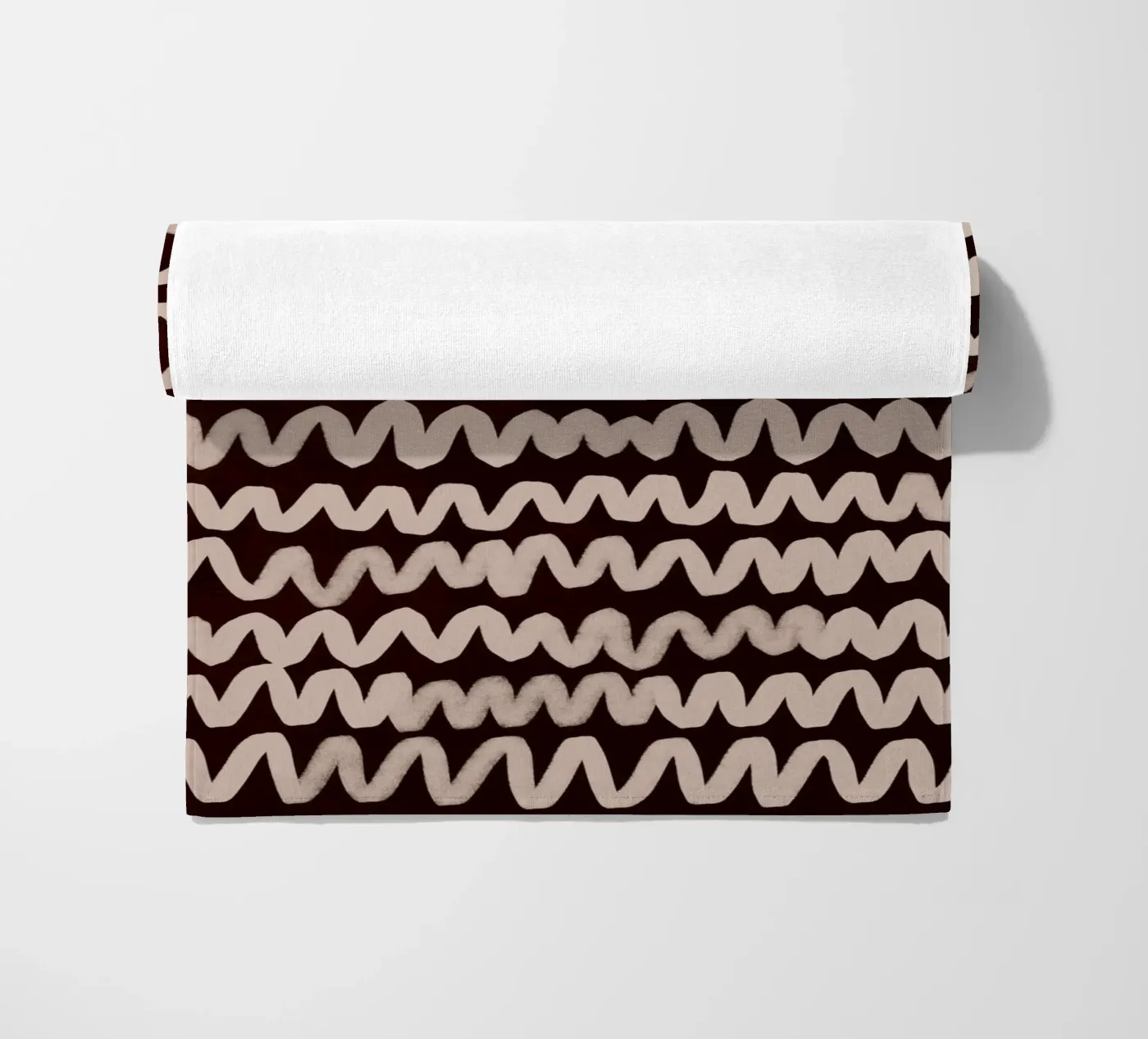 Wave Pattern No1 Strandtuch von treechild