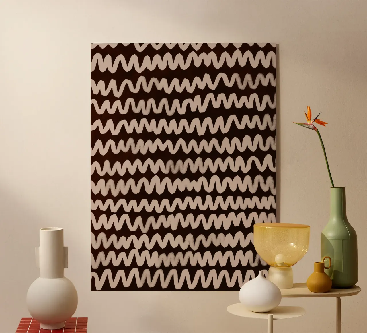 Wave Pattern No1 Acryl-Glas von treechild