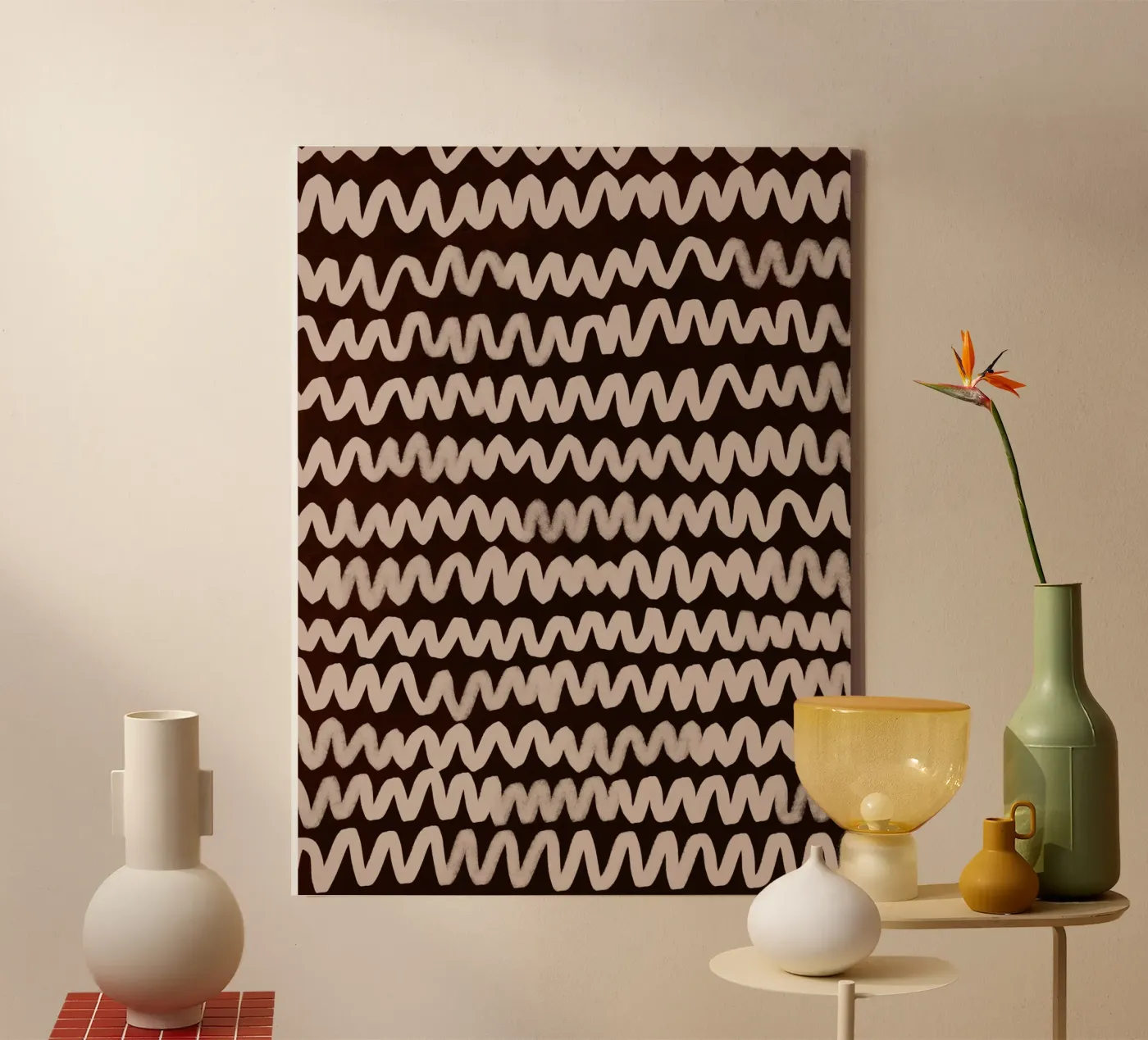 Wave Pattern No1 tela da treechild