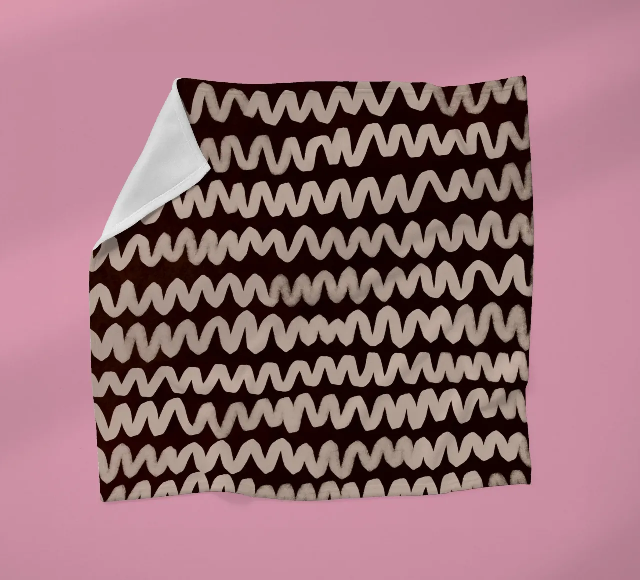 Wave Pattern No1 Fleecedecke von treechild