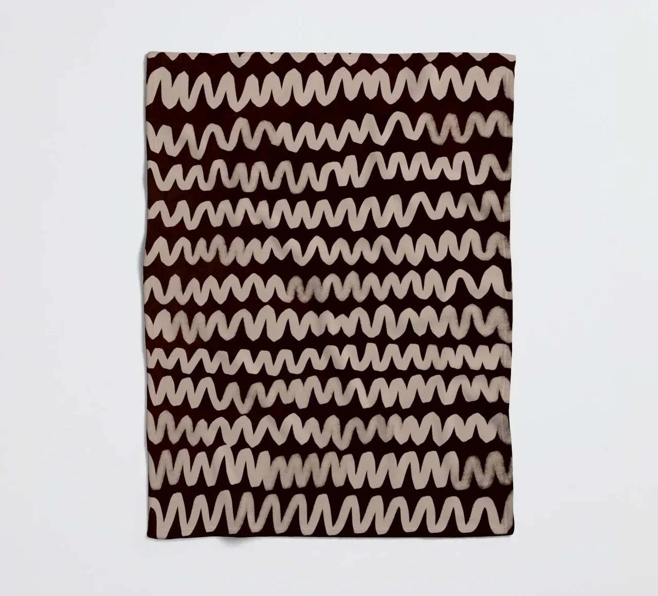 Wave Pattern No1 Fleecedecke von treechild