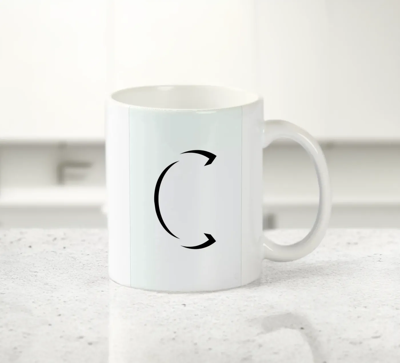 Alpha - C ceramic mug by Emerybloom