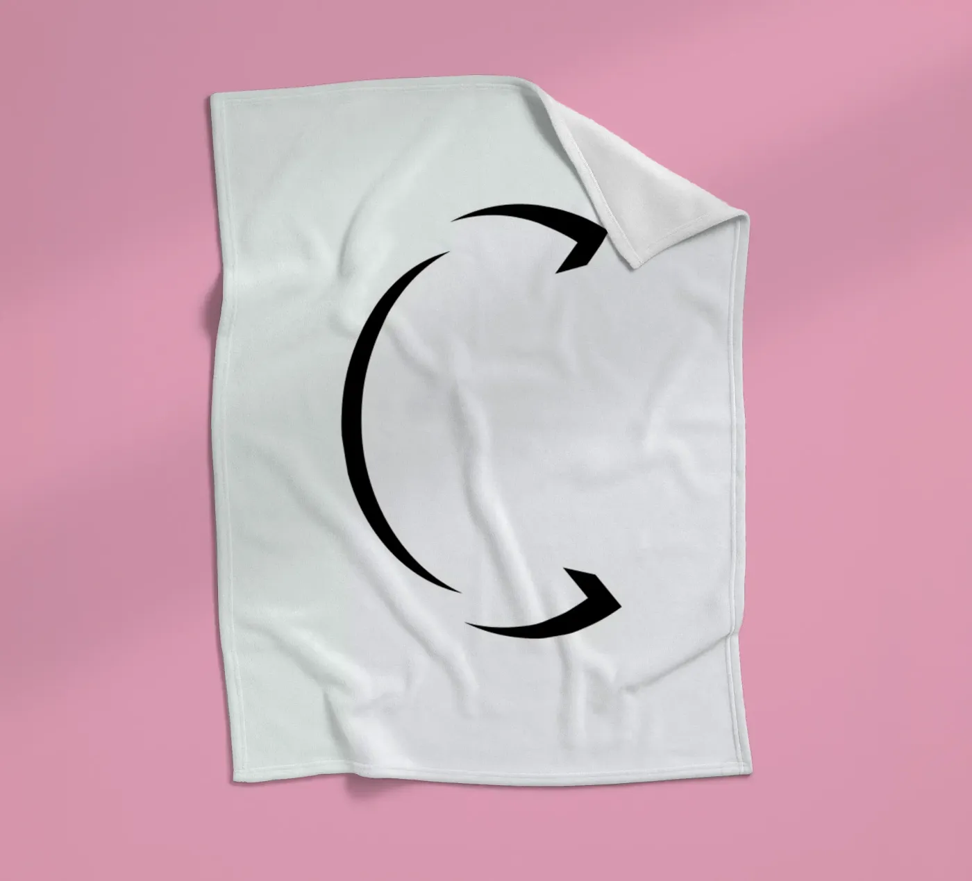 Alpha - C fleece blanket by Emerybloom