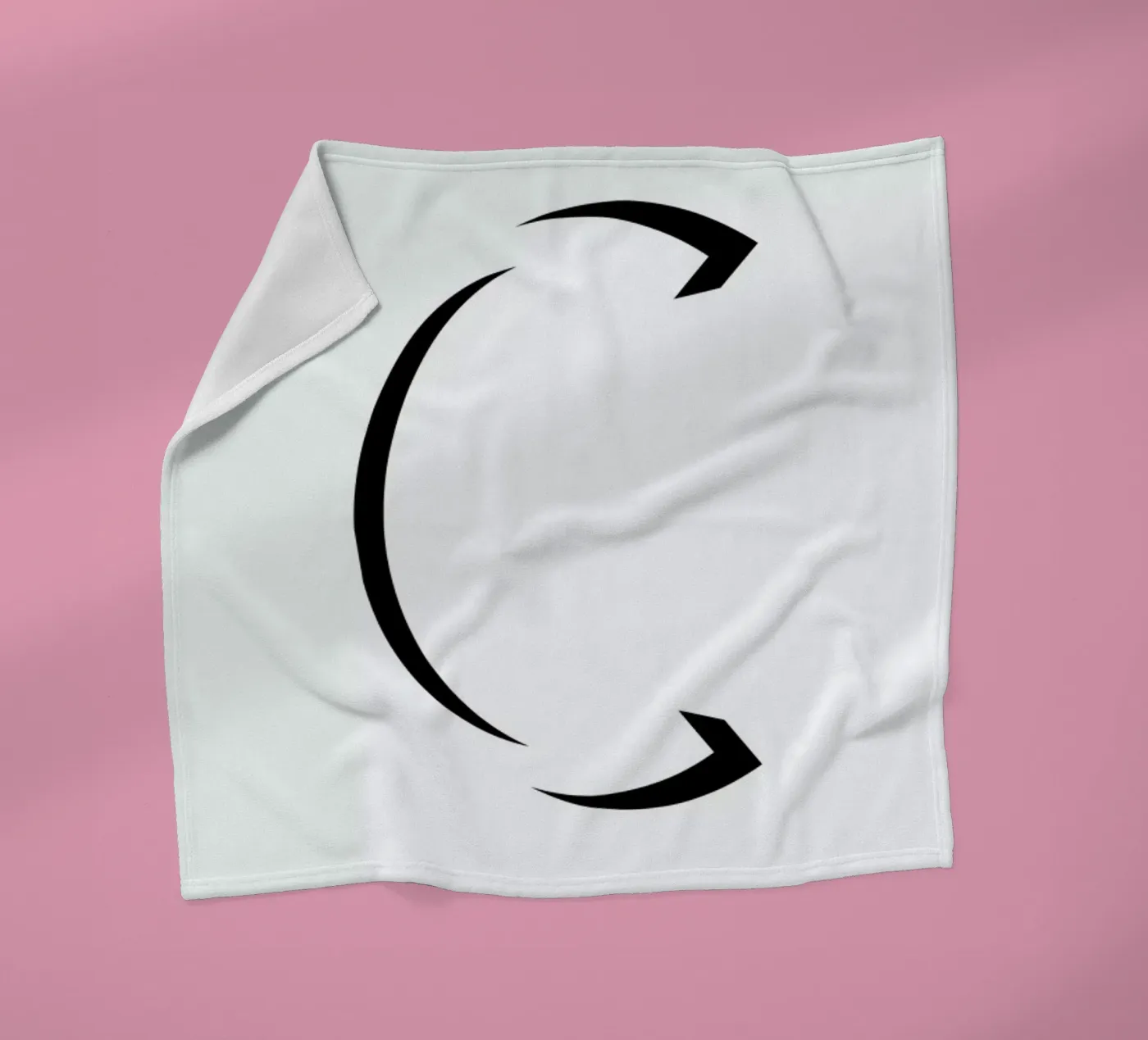 Alpha - C fleece blanket by Emerybloom