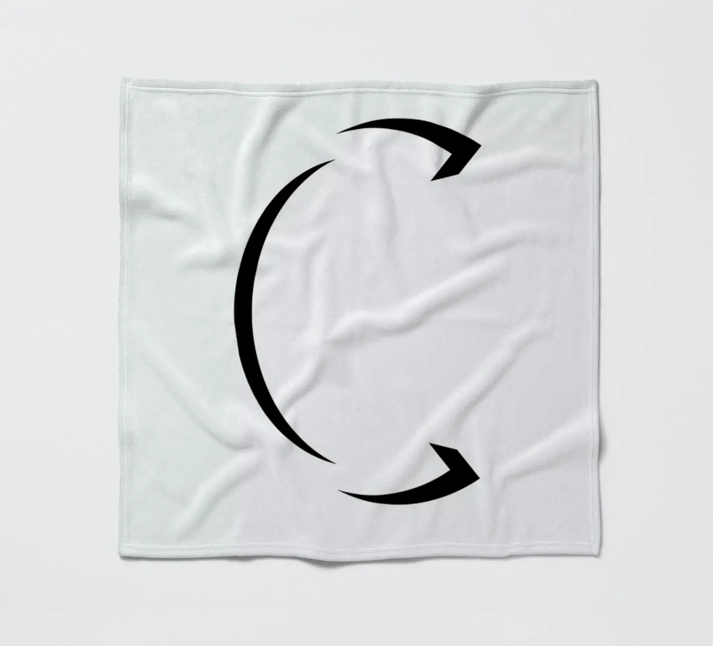 Alpha - C fleece blanket by Emerybloom