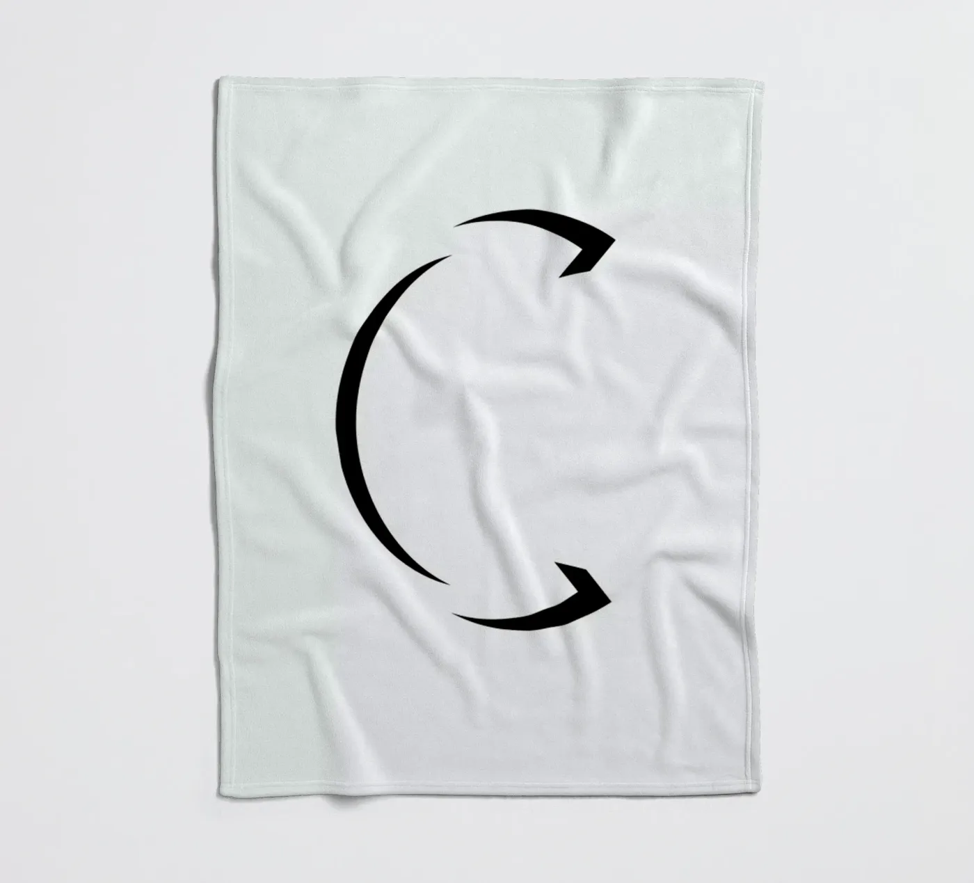 Alpha - C fleece blanket by Emerybloom