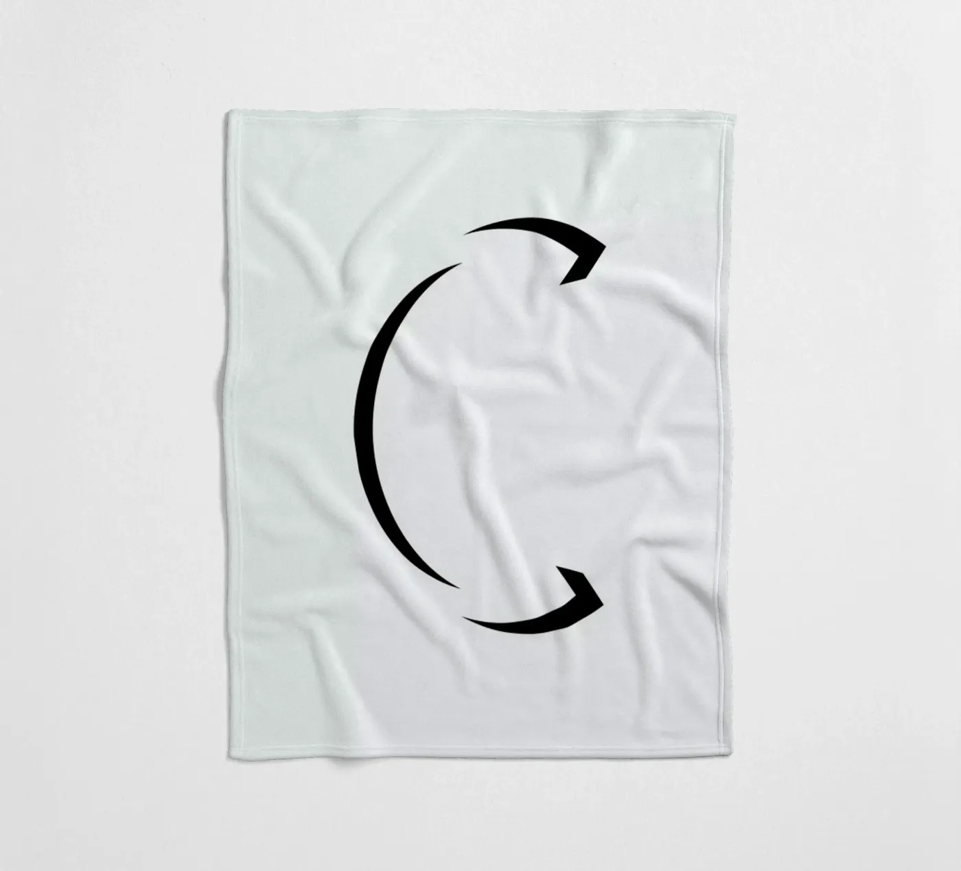 Alpha - C fleece blanket by Emerybloom
