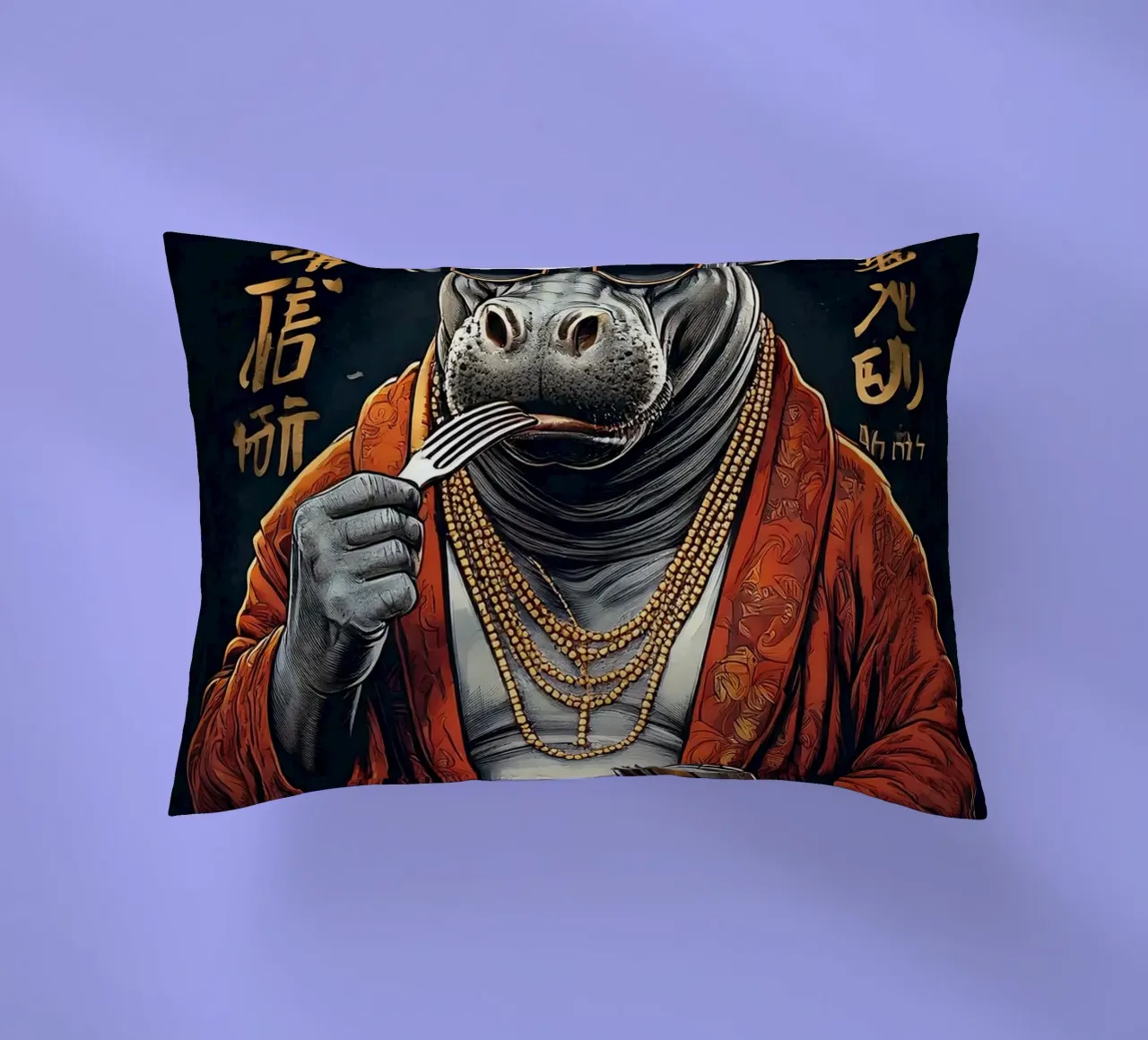 Hippo cowboy cuscino da tylerstudio