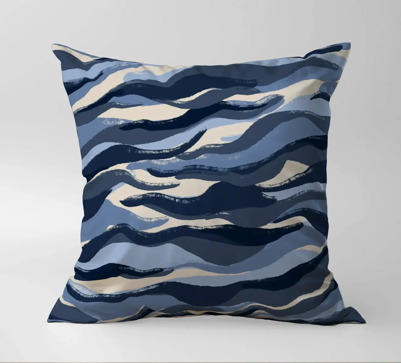 Blue Waves Pattern cuscino da treechild