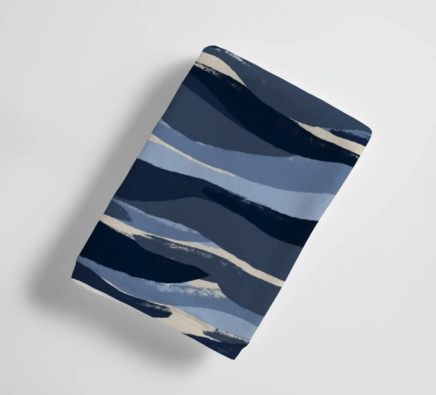 Blue Waves Pattern towel by treechild